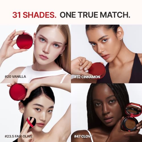Image of ESPOIR Be Velvet Cushion Foundation #21.5 Milky Olive | Quick and Easy Coverage with Long-lasting Color by Zero Oxidation, Velvety Smooth Finish & Lightweight Formula, Vegan, Korean Makeup, 0.46 oz