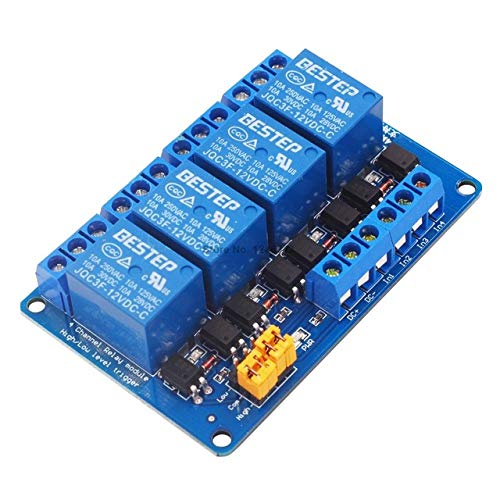 Generic 12V 4 Channel Relay Module High And Low Level Trigger Dual