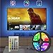 Tiras LED TV 2.5M, Tira LED USB con Control Remoto, 4 Modos de Brillo y 16 Colores, 5050 RGB Tira LED para Habitacion, Hogar, Cocina, Porche, Bar, Fiesta, Boda y Restaurante