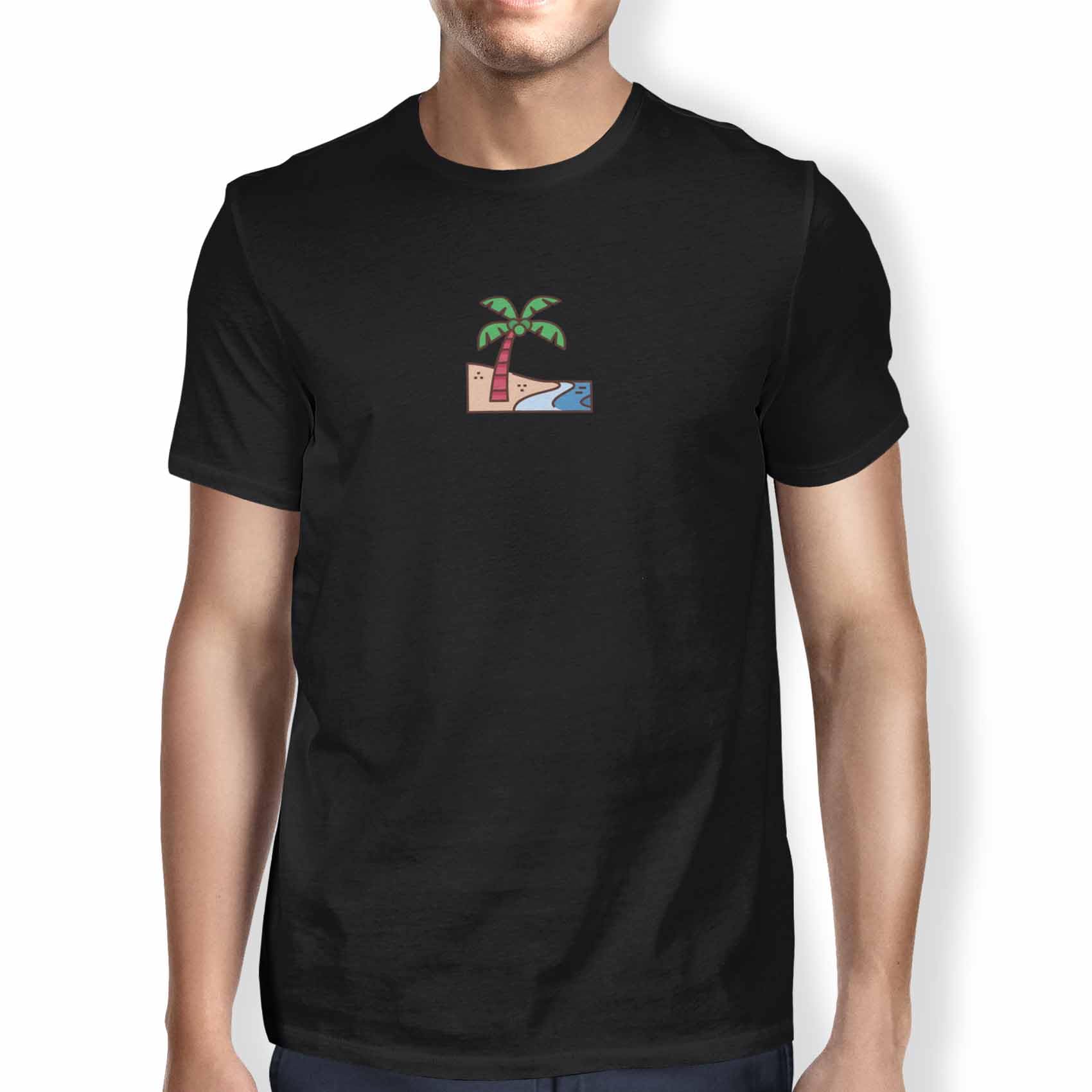 Green Fish Men's Fdmtsi-100395 T-Shirt, Black, S