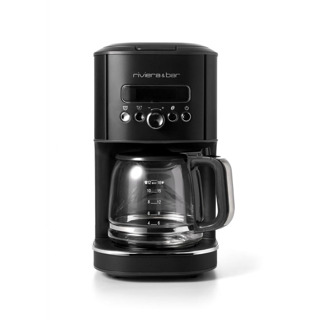Riviera & Bar Cafetière Filtre Programmable, 1,8L, 950W, écran LCD