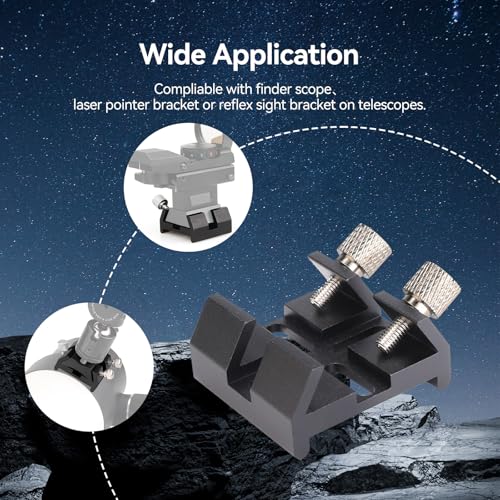 image for SVBONY Universal Dovetail Base, Finderscope Mount Bracket, for Install