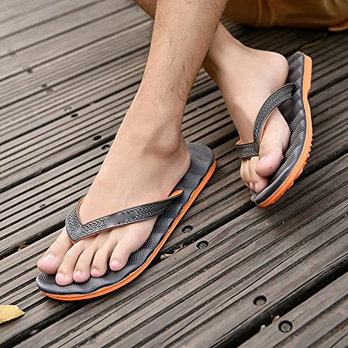DABEIGOUZTUOXN MENS SLISTERS Zomer heren flip flops nerveloze strand slippers voor mannetjes mode schoenen kinderlijke stijl casual schoenen (Color : White, Shoe Size : 41) - Afbeelding 5