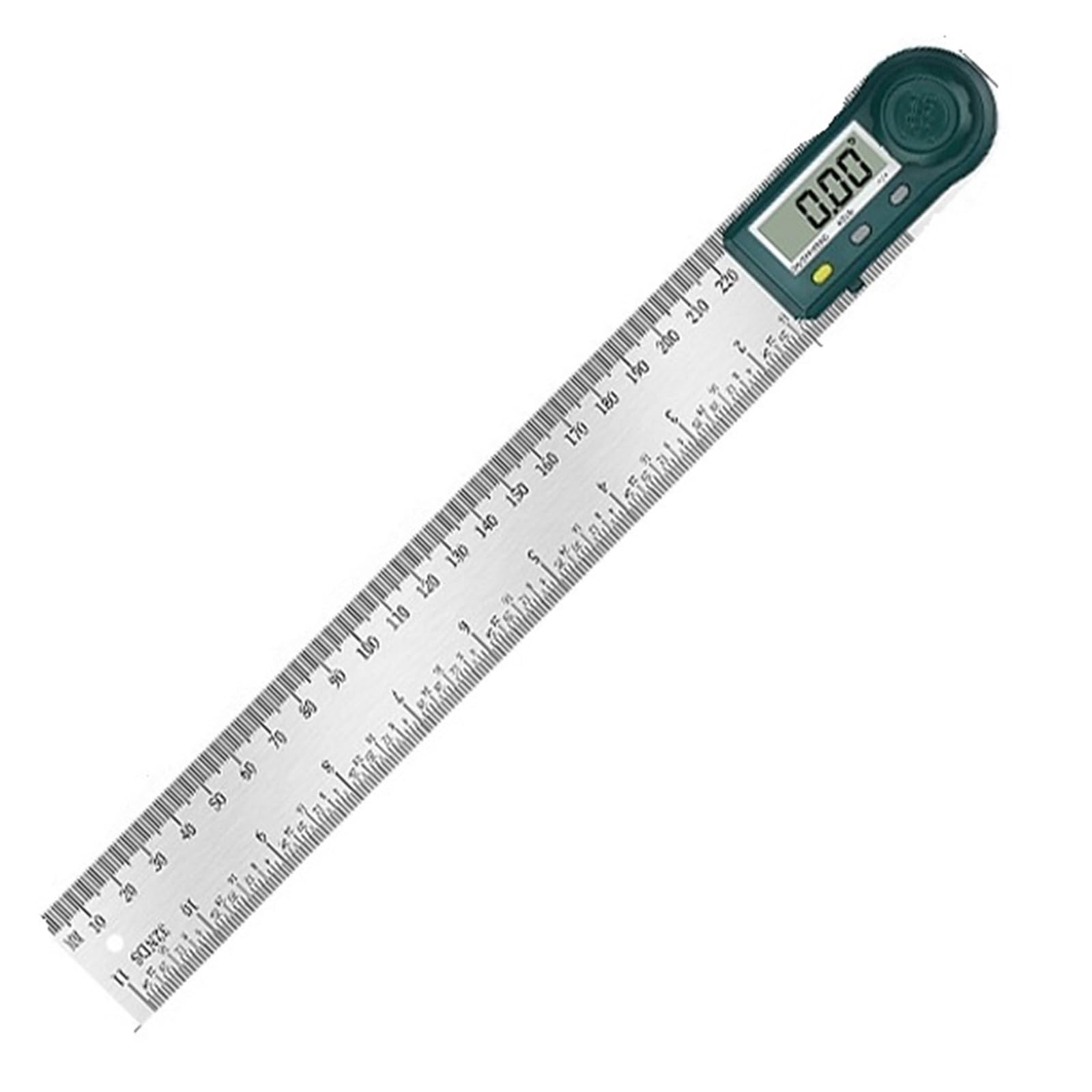 Inklinometr cyfrowy, 300mm Cyfrowy Kątomierz Linijka Kąta Ze Stali Nierdzewnej Goniometr Elektronowy Finder Miernik Narzędzia Pomiarowe dla Stolarki, Budownictwa
