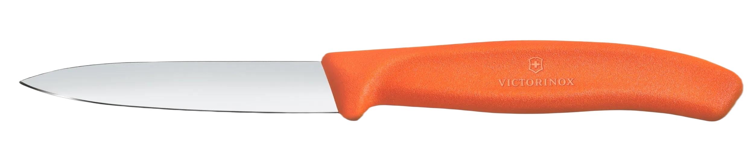 Victorinox 6.7609.C1 Swiss Classic 8cm Düz Soyma Bıçağı, Turuncu