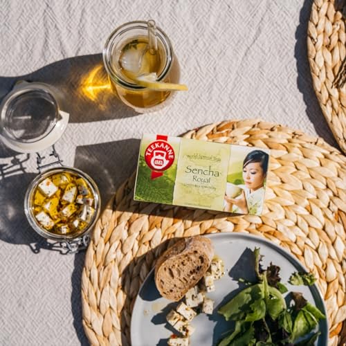 TEEKANNE Big Green & White Tea Collection (6 x 20 Bags) - Grüner und Weißer Tee (Dekond gift) - 180g