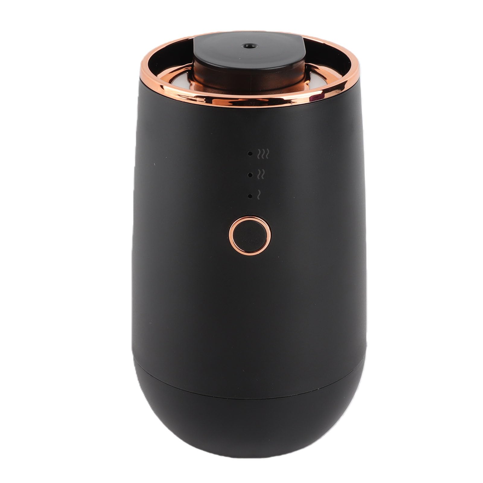 Auto-Diffusor, 3 W, Intelligenter, Kompakter Diffusor für ätherische Öle, Auto- für ätherische Öle, Intelligenter -Lufterfrischer mit 15 Ml Kapazität und 2000 MAh-Batterie für das (Black)
