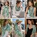 FAIRYGATE Chiffon Schal Damen Seidenweich und Federleicht Eleganter Halstuch Damen Schal Georgette Tuch Damen Pflegeleichtes Schaltuch Damenschal 51030