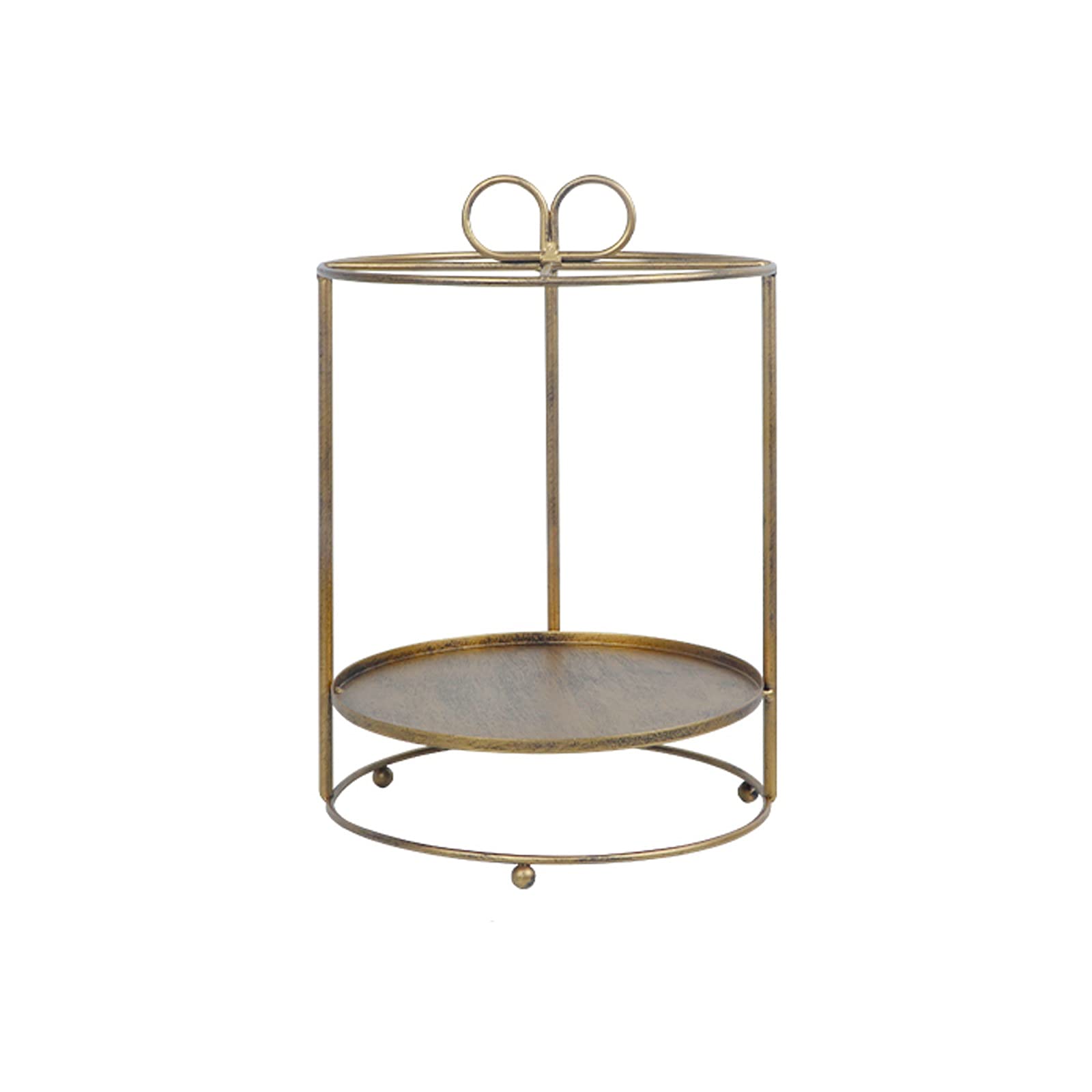 KLerDH Dessert Stand, Elegant European Metal Dessert Stand with Handle - Stylish Afternoon Tea