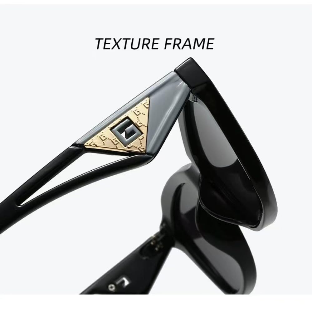 Gafas de sol cuadradas unisex moda clásica ciclismo pesca gafas de sol mujeres UV400 gafas 2 piezas