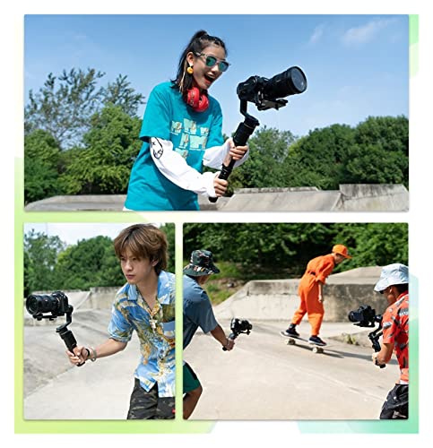 Image of Camera Stabilizer Foldable Release Plate DSLR Stabilizer 3 Camera Gimbal Stabilizer for Outdoor Video Recording