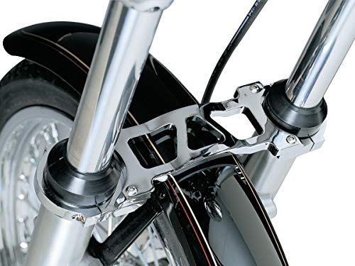 Kuryakyn 8620 Motorcycle Accent Accessory: Wide Glide Front End Fork Brace For 1991-2010 Harley-Davidson Motorcycles, Chrome #TOP2