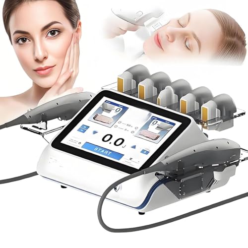 AityBuy Dispositivo De Rejuvenecimiento Facial para Lifting Facial, Modelado Corporal, Reducción De Arrugas Y Estimulación De Colágeno, Máquina De Belleza para Reafirmar La Piel - 20,000 Shots