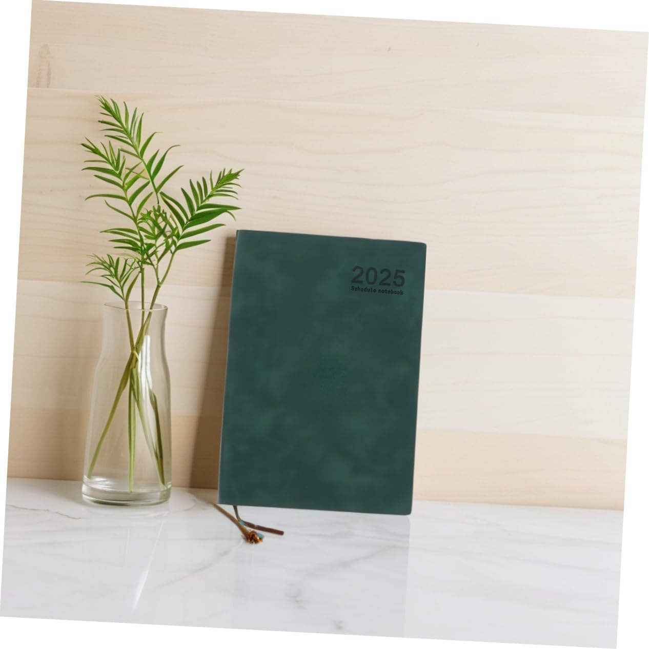 Planner Mensile 2025 3 Pezzi in Pu e Carta, Agenda Organizzatore