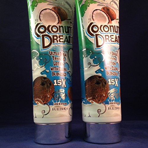 FIESTA SUN COCONUT DREAM 15X DARK TANNING LOTION 2PK