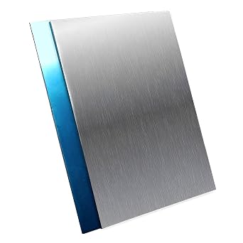 6061 T651 Aluminum Sheet, 12 x 12 x 1/8 Inches Thickness, Flat Plain Plate Panel Aluminum Sheet, Heavy Duty Metal Plate 3mm,Finely Polished and Deburred