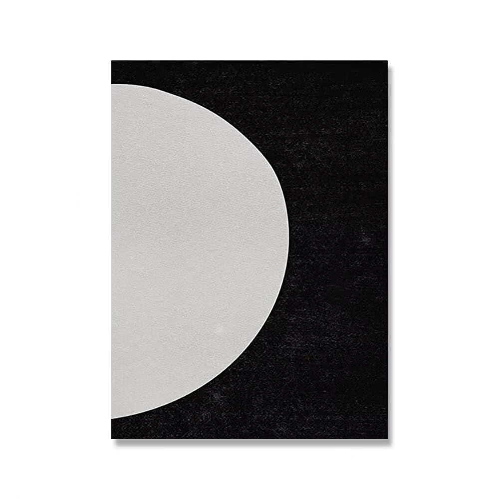 DFZEWKI Modern Abstract Wall Art Mid Century Geometric Black Arches Hd Canvas Print Poster Home Living Room Bedroom Decoration(40x60cm(16x24in)/No frame)