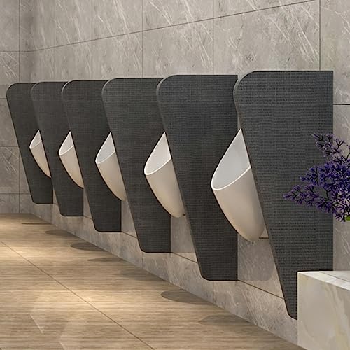 PUMPIE Urinal Screen Toilet Partition, Adult Urinal Baffle Hotel/Public Restroom Waterproof Urinal Partition Divider Screen, for Schools/Shopping Malls/Public Places (Color : Gray, Size : 1Pcs)