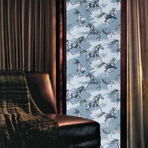Vinilo decorativo ventana gris azul 40x300 cm miniatura 2