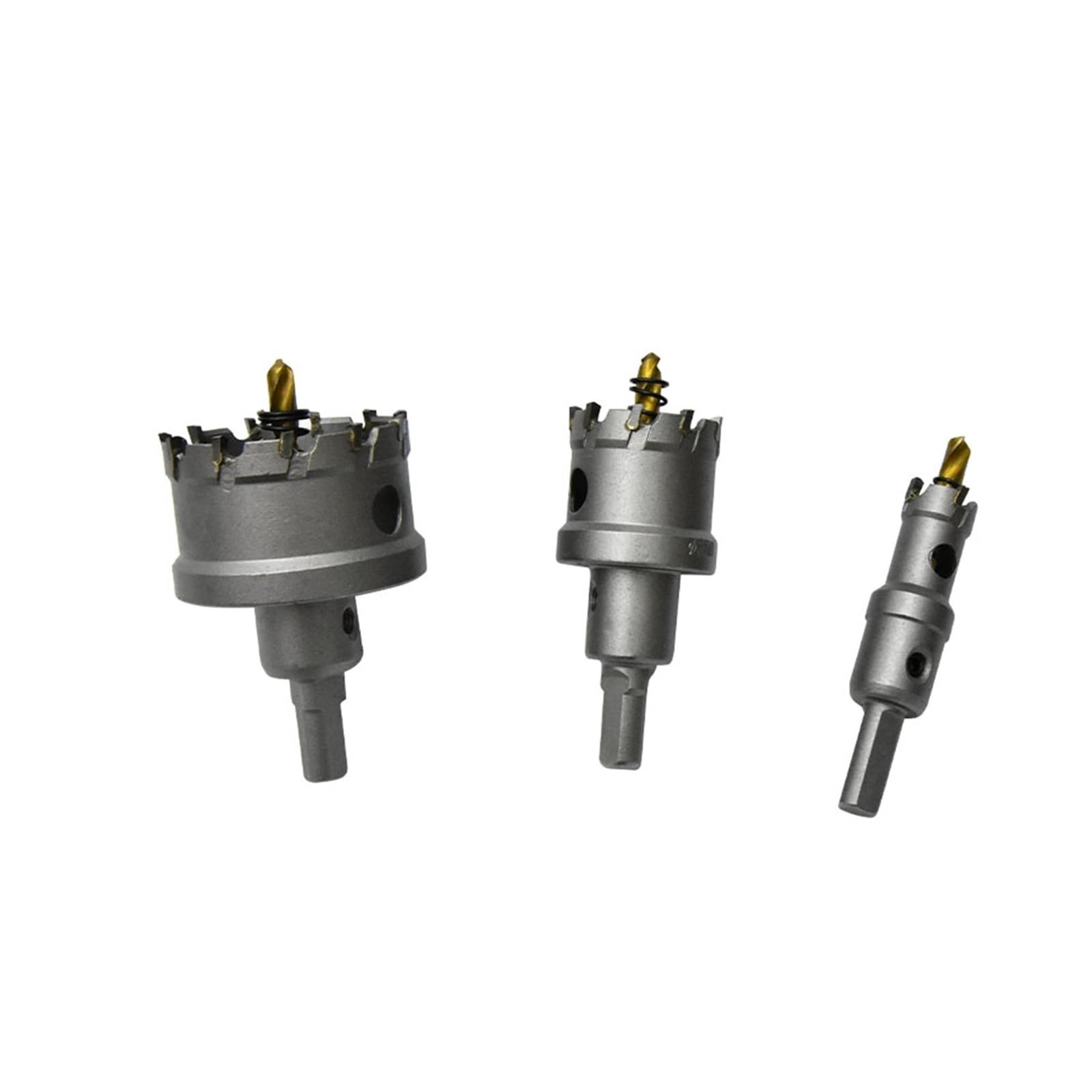 Set di punte for trapano apri fori da 16-53 mm, set for in carburo tungsteno 10 pezzi for acciaio/piastra metallica/piastra ferro/lega alluminio Per uso fai da te