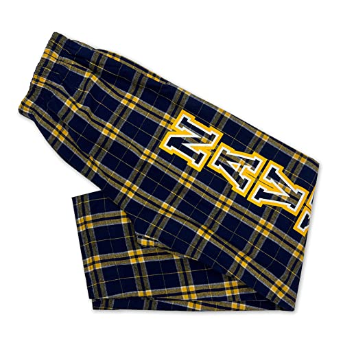 Armed Forces Gear Navy Flannel Pants (Navy/Gold)3