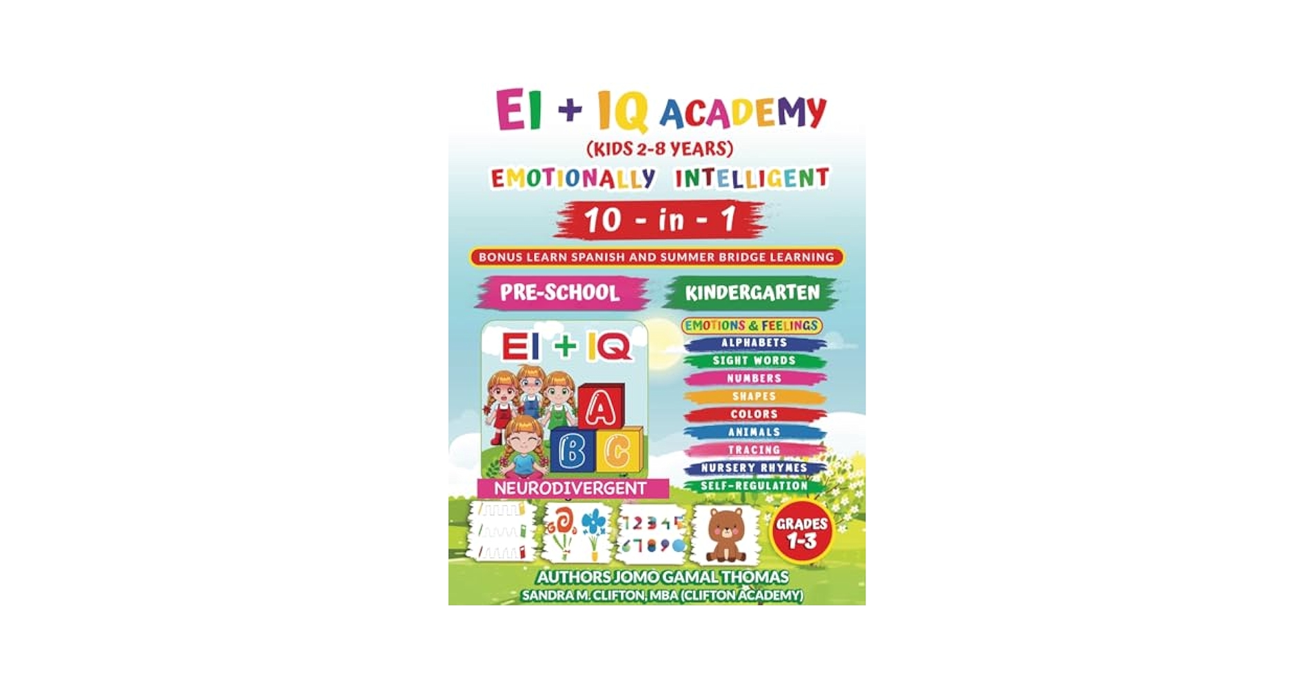 Amazon.com: EQ + IQ Academy: 10 in 1 Preschool, Kindergarten