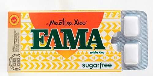 Natural Greek Chios Mastic Mastiha Gum Elma Sugarfree 10 Packs