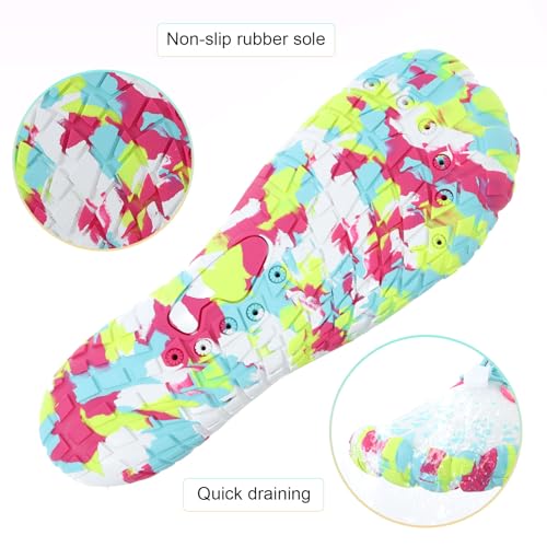 KUANG! Womens Mens Water Shoes Athletic Hiking Quick Dry Barefoot Aqua Swim Sport Shoes with Drainage3