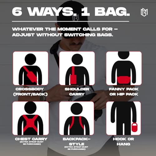 Crossbody Bag Sling Chest Bag for Men and Women | Magnetic Gym & Travel Bag4