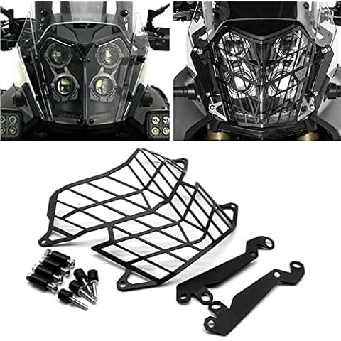 GOODELY Front Headlight Guard Cover Protector Compatible with TENERE 700 T700 XT700Z XTZ700 2018-2021 2022 2023 2024 Cover