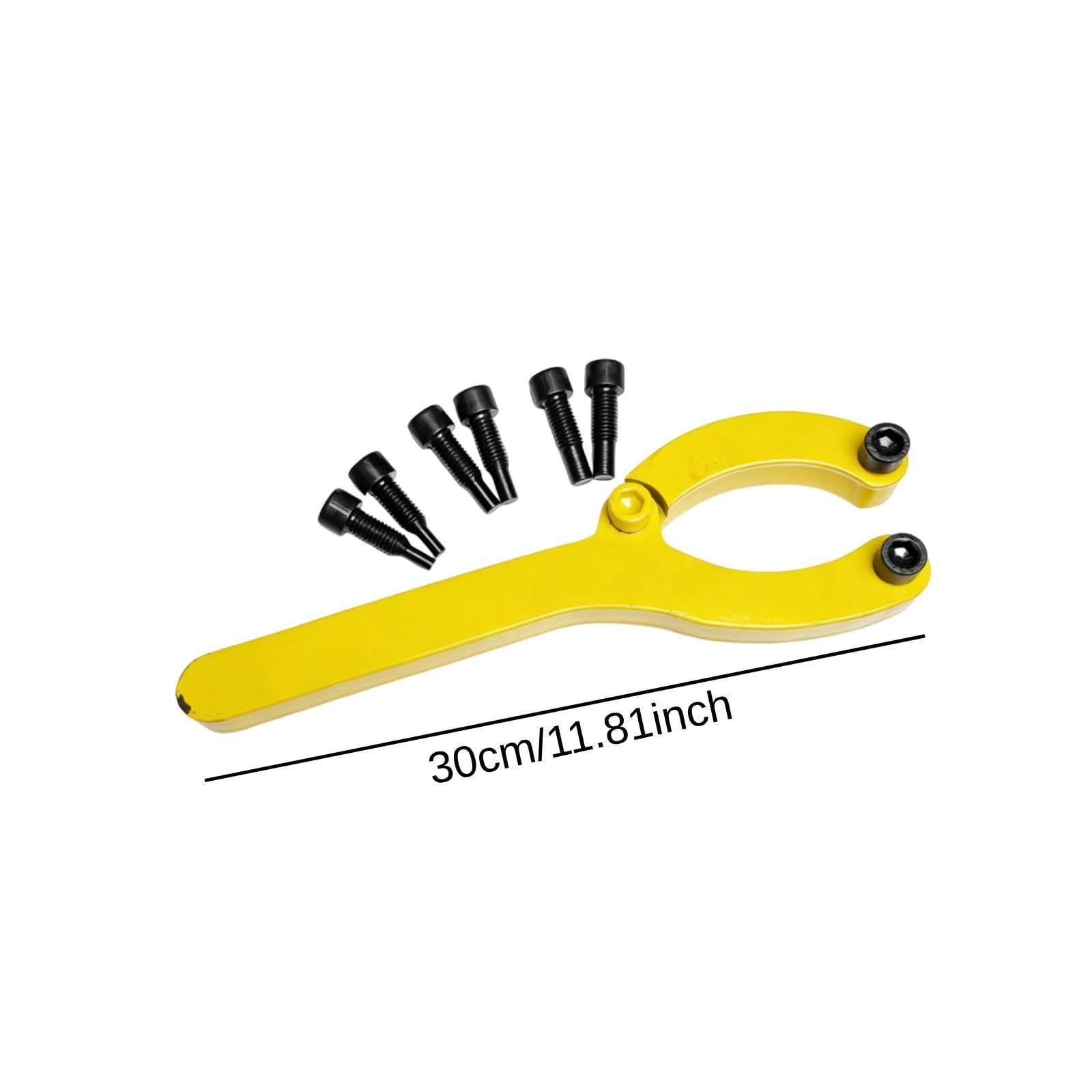 Harilla Chiave per cilindro idraulico, strumento di riparazione, accessorio, chiave regolabile pratica e facile da usare, robusta e di, con Viti Da 6. 8 E 10 Mm