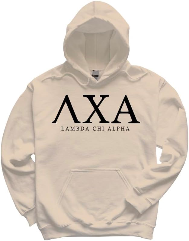 Lambda Chi Alpha Hoodie - Lambda Chi Block Letter Sweatshirt