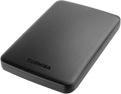 Toshiba Canvio Basics 500GB Portable Hard Drive- Black (HDTB305XK3AA)