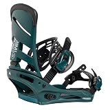 Burton Attacco per snowboard Mission Re:Flex Atlantic Teal Uomo – Taglia S – Blu