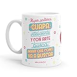 Puterful – Taza de cerámica - Mujer soltera, guapa, inteligente - Tazas originales – Tazas con mensajes divertidos – Tazas divertidas – Taza con frase – 325ml