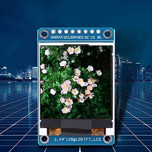 Image of FTVOGUE 1.44 Inch LCD Display Module, High Resolution 128x128 RGB SPI Interface Screen with ST7735S Driver IC for DIY Projects