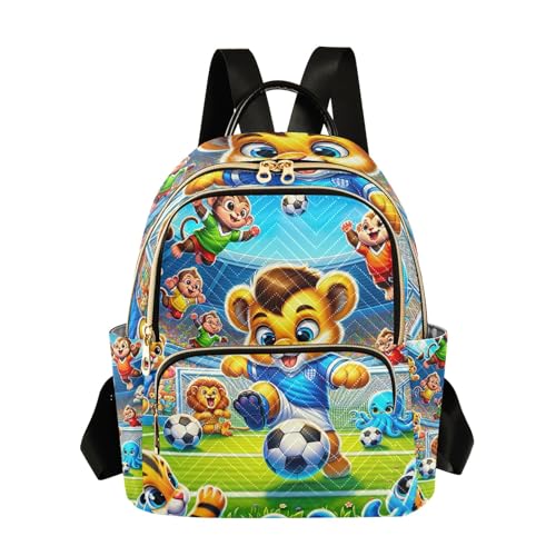CHIFIGNO Mochila para mujer, bonita mochila de moda, mochila ligera antirrobo, bolsa de hombro casual, Cute Animals-1, M