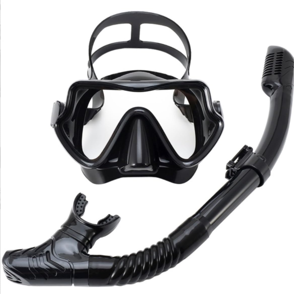Máscara Snorkel Máscara Buceo Premium Snorkel Set Máscara De Buceo para Adultos Natación Gafas Dry Equipo de Snorkel