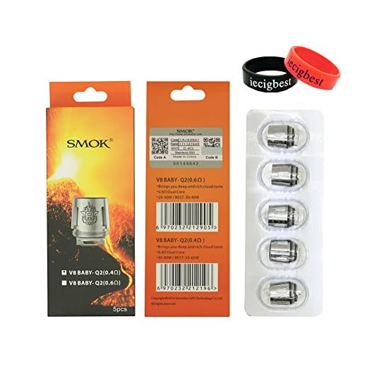 SMOK TFV8 Baby Beast Verdampfertank (V8 Baby-Q2) 0.4ohm- Pack of 5