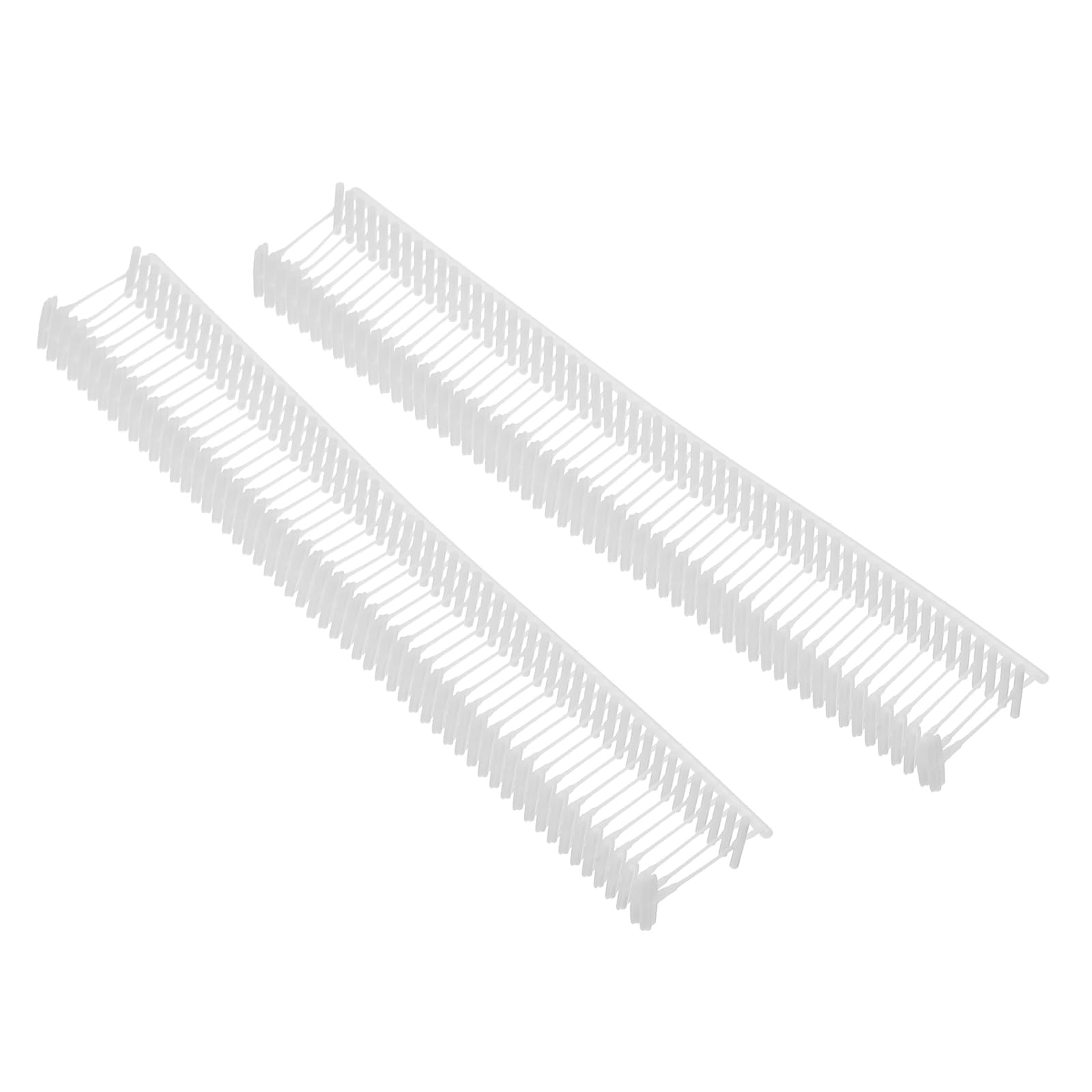TOP-VIGOR 1000Pcs Tagging Barbs, 10mm Tagging Gun Fasteners, 0.39Inch Tag Pins, Plastic Standard Label Gun Price Tagging Barbs for Garment Price Tag Label, White