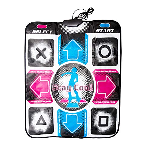 MAYOKIAAR Tapis de Danse, Tapis de Danse pour Dance Dance Revolution (DDR), antidérapant, sensible, USB, Couverture de Danse pour PC, Ordinateur portable,...