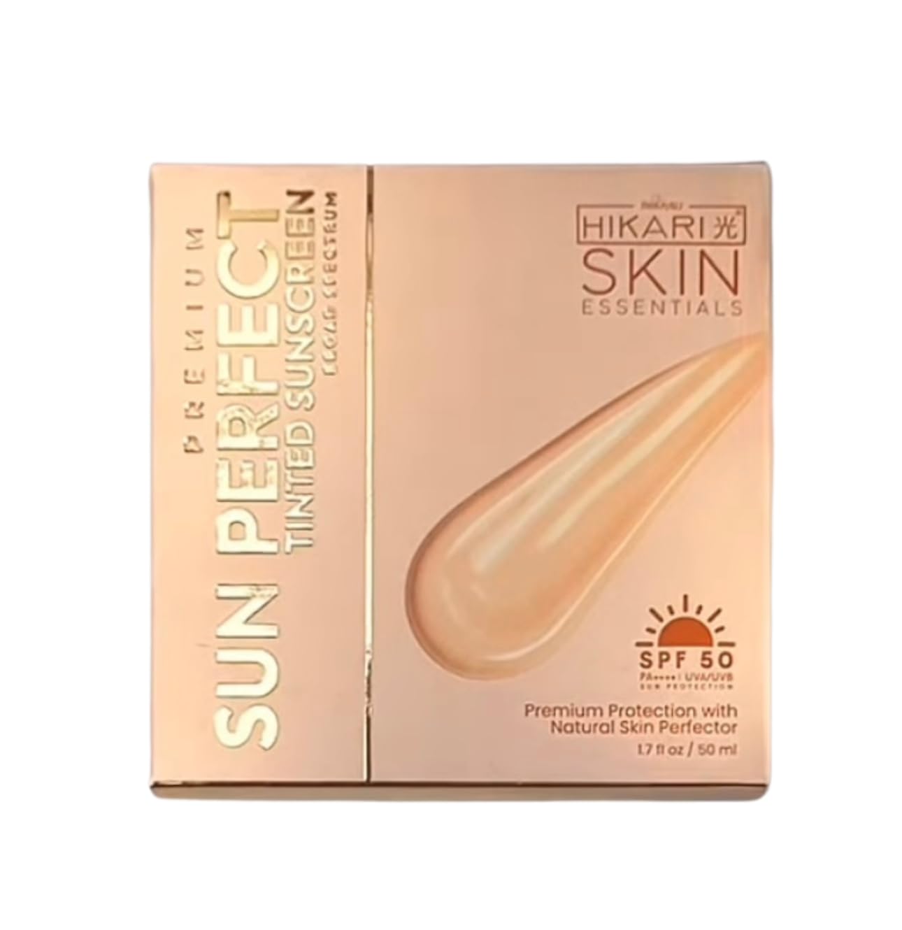 Amazon.co.jp: Hikari Premium Sun Perfect Tinted Sunscreen Spf 50