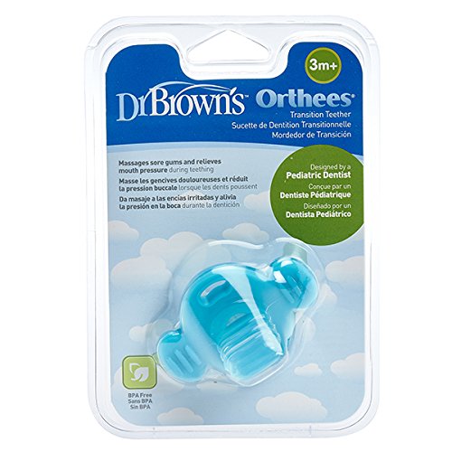 Dr. Brown's Orthees Transition Teether, Blue