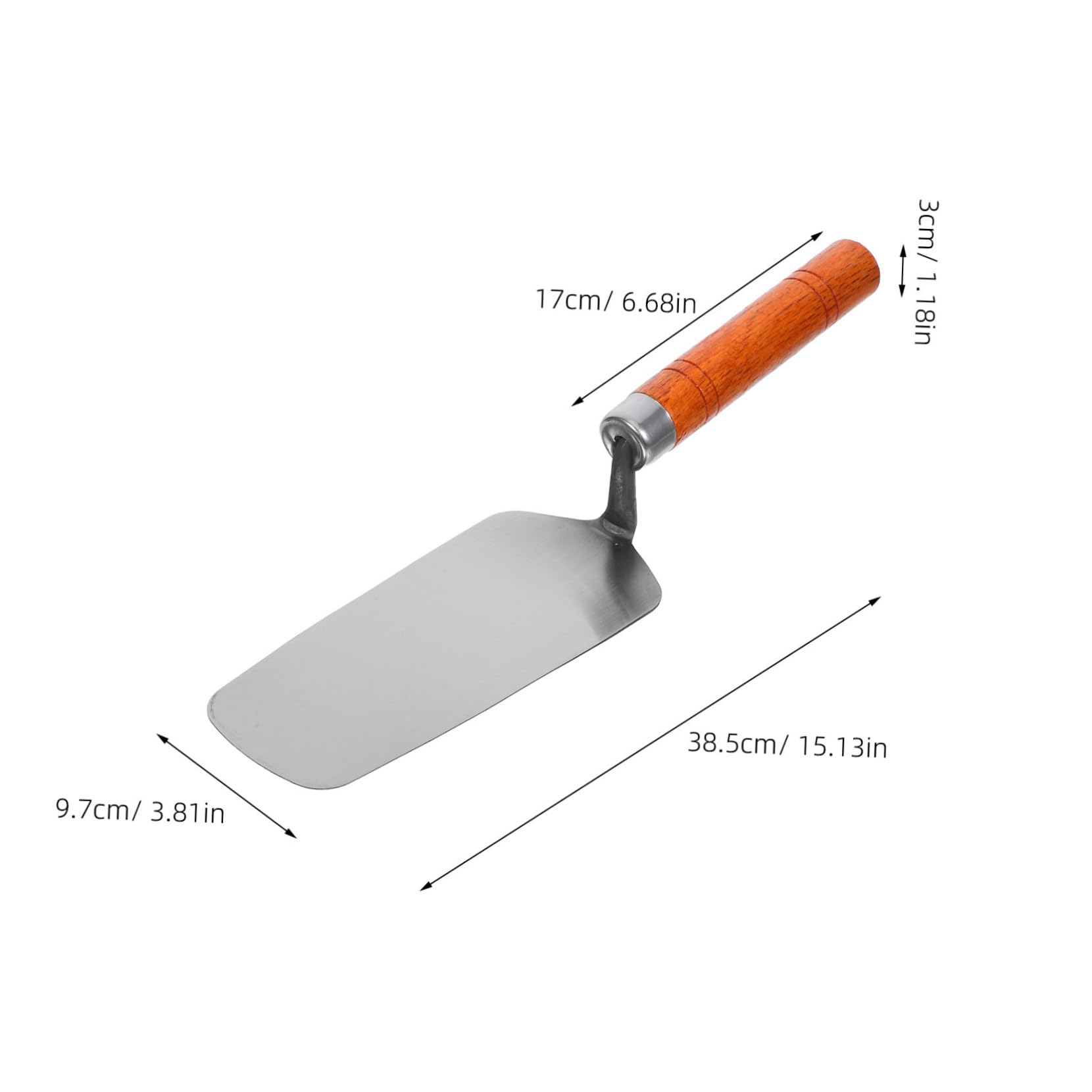 Attrezzi Muratura Muratura Intonacatura Piscina Impugnatura Cartongesso Casa Piastrelle Attrezzo Stuccatura Esterno - Cazzuola Acciaio Ergonomico Piatto Gesso Inox