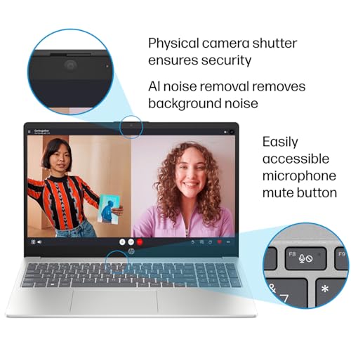 Image of HP Touchscreen Laptop • Intel Core i3-1215 • 2026 Edition • 15.6 IPS Display • 16GB DDR4 • 512GB PCIe SSD • Copilot AI • Wi-Fi 6 • Numeric Keypad • Windows 11 • for Business & Student • w /o Mouse