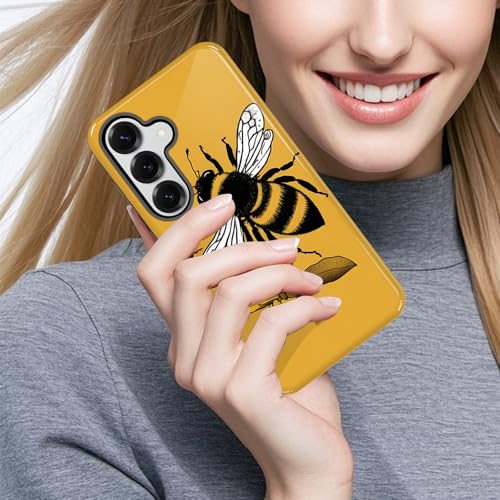 Vobber for Samsung Galaxy S26 Case,Dual-Layer Hybrid Phone Cover with Military-Grade Protection, Durable Shockproof & Anti-Scratch Design, Non-Slip Grip, Honey Bee - image 5