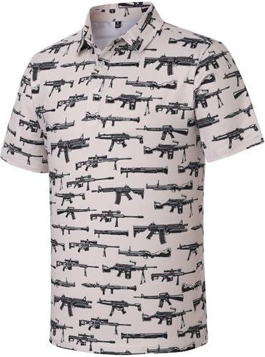 Camiseta Polo para Hombre de Golf, Transpirable y Secado Rápido, Manga Corta miniatura 4