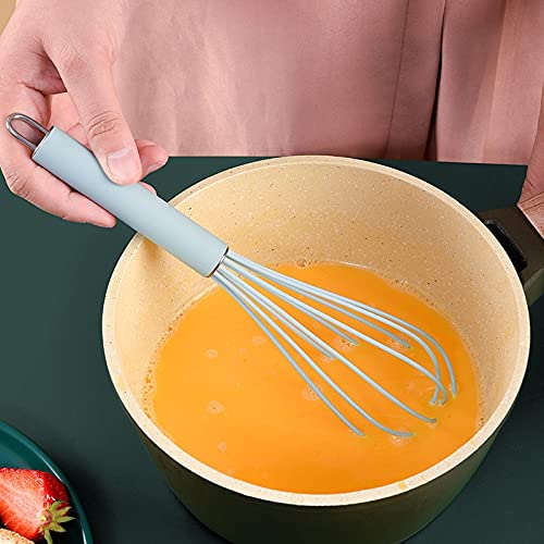 Batidor de Silicona con Control óptimo de Temperatura y fácil Limpieza, Agarre ergonómico para Uso doméstico, práctico Mango con Orificio para Colgar Silk Pillowcase