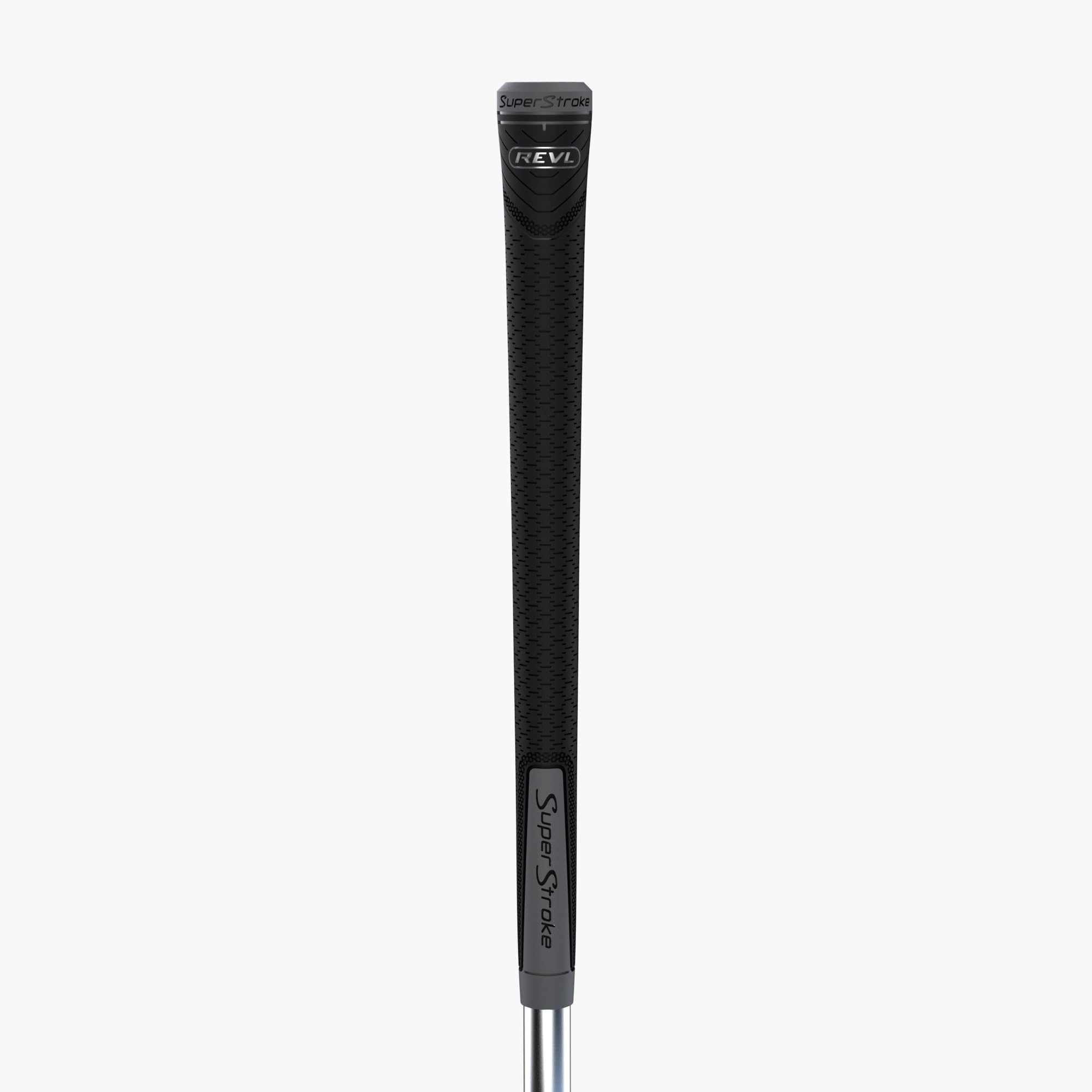 SuperStroke REVL Player Golf Grips - Black/Grey (Midsize)