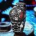Imagen de JOATVEE Relojes de los Hombres Impermeable de Acero Inoxidable Japonés Cuarzo de la Muñeca Relojes de los Hombres de Deporte con Llanta de la Rueda del Coche Hub Diseño para Hombres Coche Apasionado